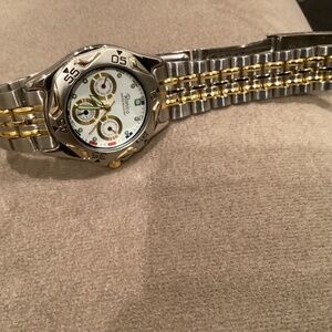 Vintage Ronica Silver Tone Analog Watch with Calendar Watch